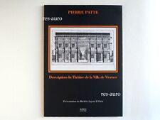 Pierre patte. description usato  Italia