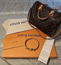 Bolsa de ombro Louis Vuitton Speedy 30 lona marrom comprar usado  Enviando para Brazil