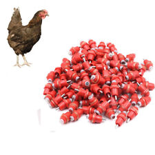 30 peças bebedouro água codorna pássaro galinha mamilo bebedouro vermelho tipo primavera  comprar usado  Enviando para Brazil
