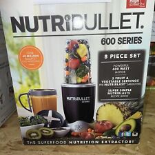 Nutribullet 600 Series Blender/Mixer Nutrition Extractor Black 6 Piece Set for sale  Shipping to South Africa