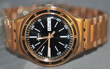 Relógio Swatch suíço unissex ironia carvão mostrador preto ouro rosa YGG704G usado comprar usado  Enviando para Brazil