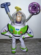 Usado, Figura giratoria Disney Pixar Toy Story Buzz Lightyear 9" iluminación LED juguete PROBADA segunda mano  Embacar hacia Argentina