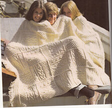 Knitting pattern aran for sale  SALFORD