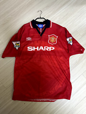 Camisa Player Issue -Ultra Rara - Manchester United 94/95 - Manga Curta - GG comprar usado  Enviando para Brazil