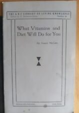 1938, What Vitamins and Diet Will Do for You, Joseph McCabe, Haldeman-Julius, 14 segunda mano  Embacar hacia Argentina