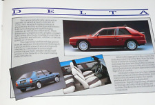 Lancia range brochure for sale  CANTERBURY