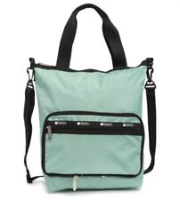 Used, LeSportsac Packable Slim Tote Crossbody Shoulder Bag in Spring Leaf Mint NWOT for sale  Shipping to South Africa