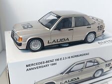 AUTOART NIKI LAUDA!!RARO!! Mercedes-Benz 190 E 2.3-16 Nürburgring 1984 1:18, usado comprar usado  Enviando para Brazil
