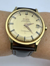 1963 Omega Constellation Pie Pan ouro amarelo 18K sólido cal 561 ref. CAIXA 168005-6 comprar usado  Enviando para Brazil