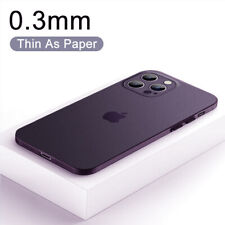 Funda Ultra-thin Slim Matte Hard Case Cover para iPhone 15 14 Pro Max 13 12 11 8, usado comprar usado  Enviando para Brazil