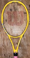 Wilson Hyper Hammer 6.3 Tennis Racket, Yellow & Grey, Size 4 1/4 for sale  Shipping to South Africa