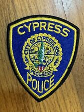 Cypress Police Patch FREE SHIPPING for sale  Shipping to South Africa