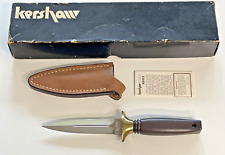 Vaina de cuchillo de hoja fija Kershaw 1002 agente especial EE. UU. 1985 segunda mano  Embacar hacia Argentina