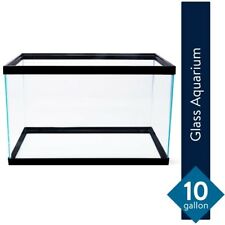 10 Gallon fish tank aquarium clear glass pet terrarium Aqua goldfish reptiles, used for sale  Macedon
