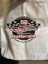 Bolsa de lona Hot Wheels. "5th Collector Nationals". Chicago 100% algodão 2005, usado comprar usado  Enviando para Brazil