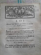 1791 vieux papiers d'occasion  Rochefort