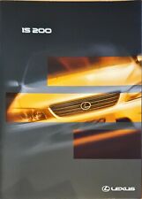 Lexus is200 brochure for sale  BIGGLESWADE