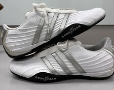 Zapatos de conducción Team Adidas Goodyear Racing para hombre talla 9 blancos y plateados segunda mano  Embacar hacia Argentina
