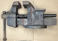Columbian Hardware Company Vise No 143* Cleveland Ohio  cast iron steel bench 3", used for sale  Shipping to South Africa