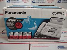 MÁQUINA DE FAX DE PAPEL COMUM PANASONIC (KX-FP80) COM TELEFONE FIXO comprar usado  Enviando para Brazil