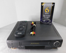 Sony SLV-AX10 VCR 4 Cabeças VHS Gravador de Vídeo Cassete Player com Pacote Remoto comprar usado  Enviando para Brazil