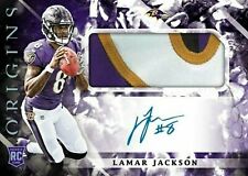 Cartão digital 2018 Panini Origins Rookie Patch autógrafo - Lamar Jackson RC RPA comprar usado  Enviando para Brazil