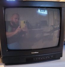 Vintage GoldStar 13" Color Tube TV Television CRT Tested Works GoldStar CN-14A10 for sale  Shipping to South Africa