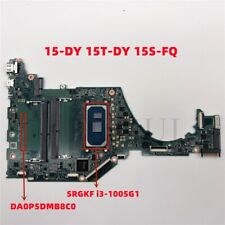 Laptop Motherboard DA0P5DMB8C0 for HP 15-DY 15s-fq SRGKF i3-1005G1 CPU for sale  Shipping to South Africa