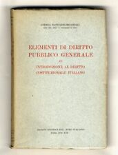 Elementi diritto pubblico usato  Firenze