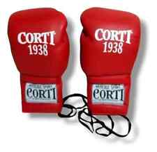 Guantes de boxeo Corti 14 oz cuero kick boxing con cordones - rojos segunda mano  Argentina 