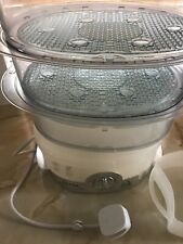 TEFAL STEAM CUISINE ULTRA COMPACT 3 LEVEL ELECTRIC  FOOD STEAMER   SERIE S04 for sale  Shipping to South Africa
