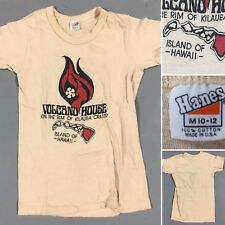 Camiseta Vintage Volcano House Kilauea Crater Havaí Anos 70 M 10-12 Infantil Anos 70 comprar usado  Enviando para Brazil