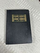 Um Dicionário de Sinônimos e Antônimos 1937 Joseph Devlin Livro Antigo de Capa Dura, usado comprar usado  Enviando para Brazil