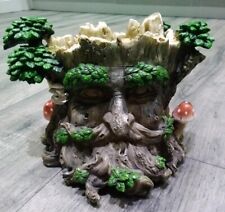 Used, Greenman Face Plant Pot Holder Tree Ent Face Decorative Woodland Planter (39689) for sale  CONGLETON