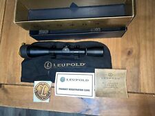 Leupold rifle scope. for sale  ANSTRUTHER