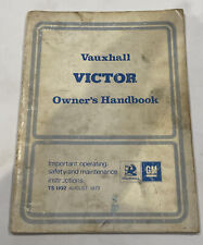 Vauxhall victor owners for sale  READING