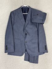 Usado, Terno de lã Bonobos 2 peças jaqueta blazer 38S calça 31x29,5 azul cinza fino comprar usado  Enviando para Brazil