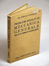 1933 hoepli meccanica usato  Italia