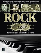Clásicos del rock: partituras para aficionados al piano con acordes, libro de bolsillo b... segunda mano  Embacar hacia Argentina