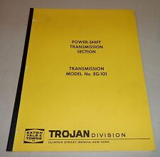 Workshop Manual/Workshop Manual Power-Shift Transmission Trojan EG-101 for sale  Shipping to South Africa