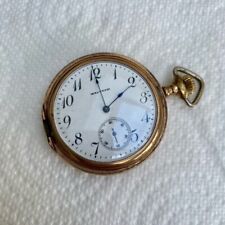 Grandads Vintage Waltham Full Hunter Pocket Watch, Empress Gold Parts Or Repair for sale  Shipping to South Africa