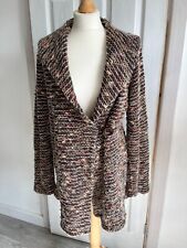 Principles Size 16 Mid Length Textured Knitted Overcoat Jacket, used for sale  Shipping to South Africa
