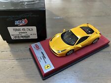 BBR 1/43 Ferrari 458 ITALIA 2009 Yellow PREMIUM deluxe calsito 16m A Spider 488, usado comprar usado  Enviando para Brazil