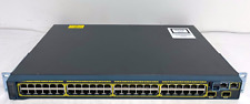 Switch PoE+ Cisco Catalyst WS-C2960S-48FPD-L 48 Portas Gigabit 2 Portas 10G SFP 740W comprar usado  Enviando para Brazil
