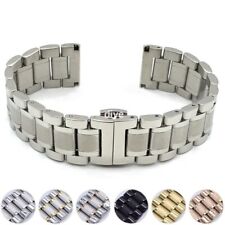 Pulseira de relógio masculina 26mm 28mm 30mm tamanho grande aço inoxidável sólida comprar usado  Enviando para Brazil