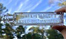 "Antigua década de 1890 CLARK STANLEY'S SNAKE ACEITE LINIMENT" botella de medicina charlatán 6 1/4" segunda mano  Embacar hacia Argentina