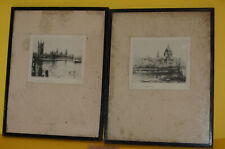 signed etching for sale  LISKEARD