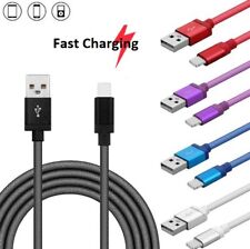 1m 2m 3m Long Charger for iPhone 13 12 11 XR 6 7 8  Braided USB Data Lead cable for sale  MANCHESTER