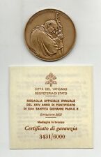 Vaticano 2002 medaglia usato  Trento