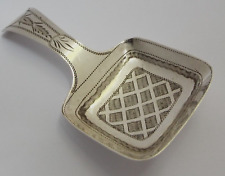 silver tea caddy spoon for sale  CRANBROOK